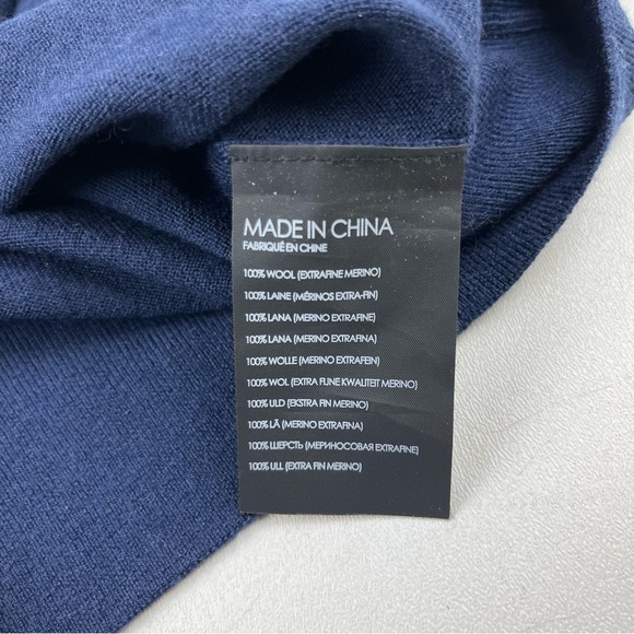 Club Monaco Wool Sweater Blue - Picture 4 of 5